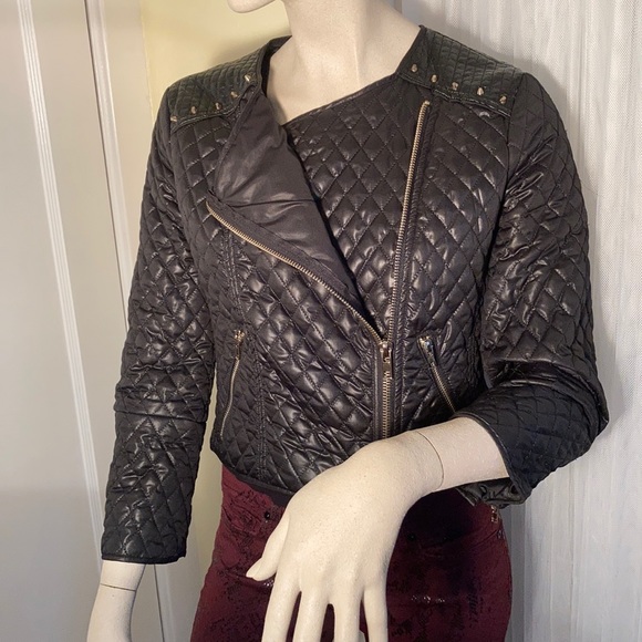 Studded Quilted Jacket - Picture 1 of 12